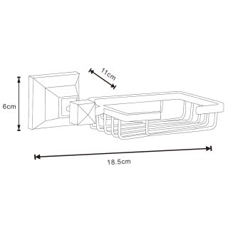 Мыльница решетка AZARIO ALTRE AZ-96009